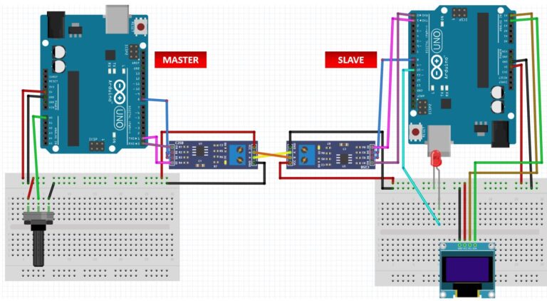 Mô-đun RS485 với Arduino UNO (Master và Slave)